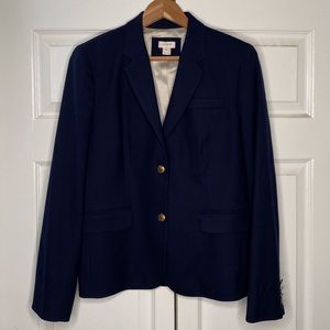 J Crew Navy Blue Blazer